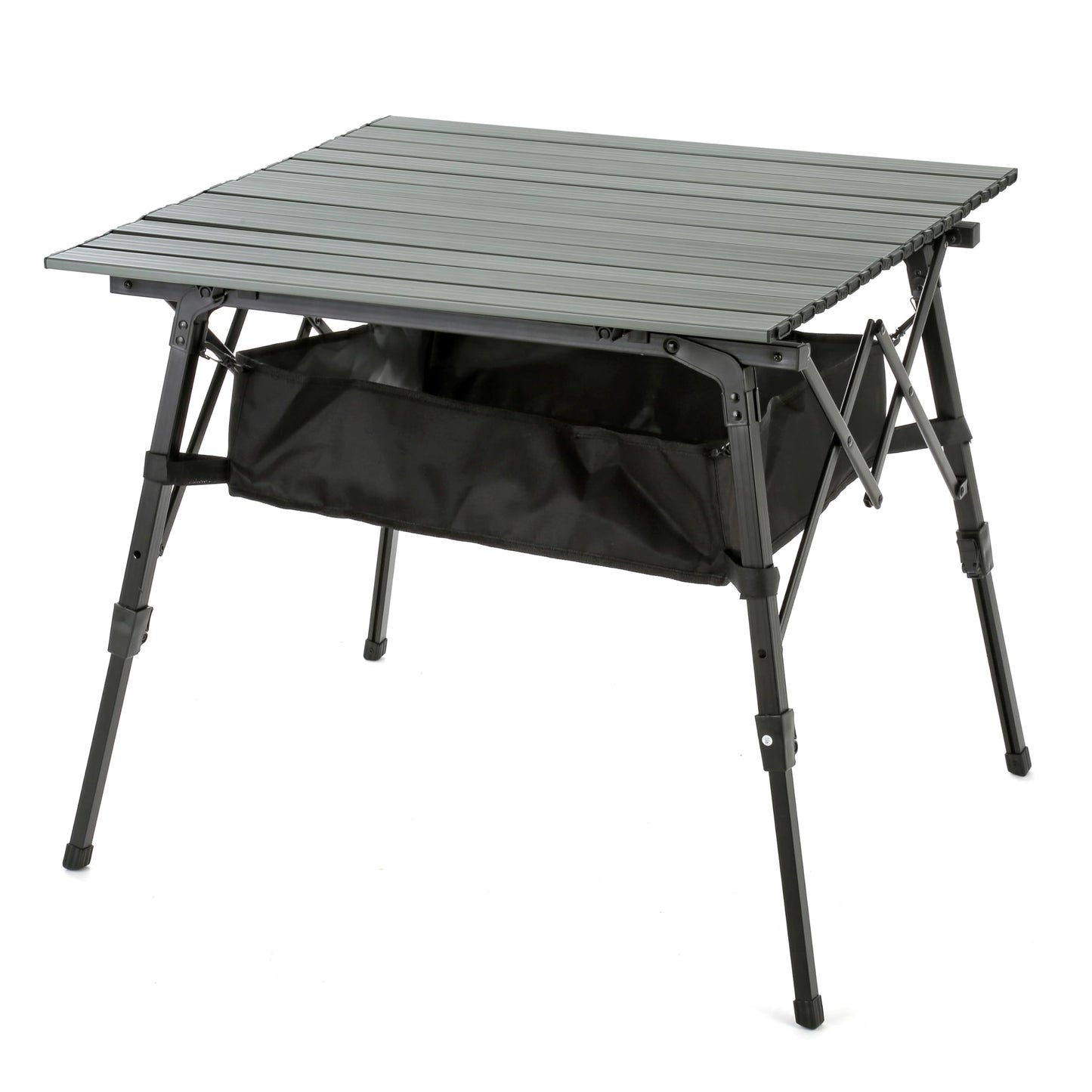 ARROWHEAD OUTDOOR 39 in Aluminum Folding Camp Roll Up Table, Camping