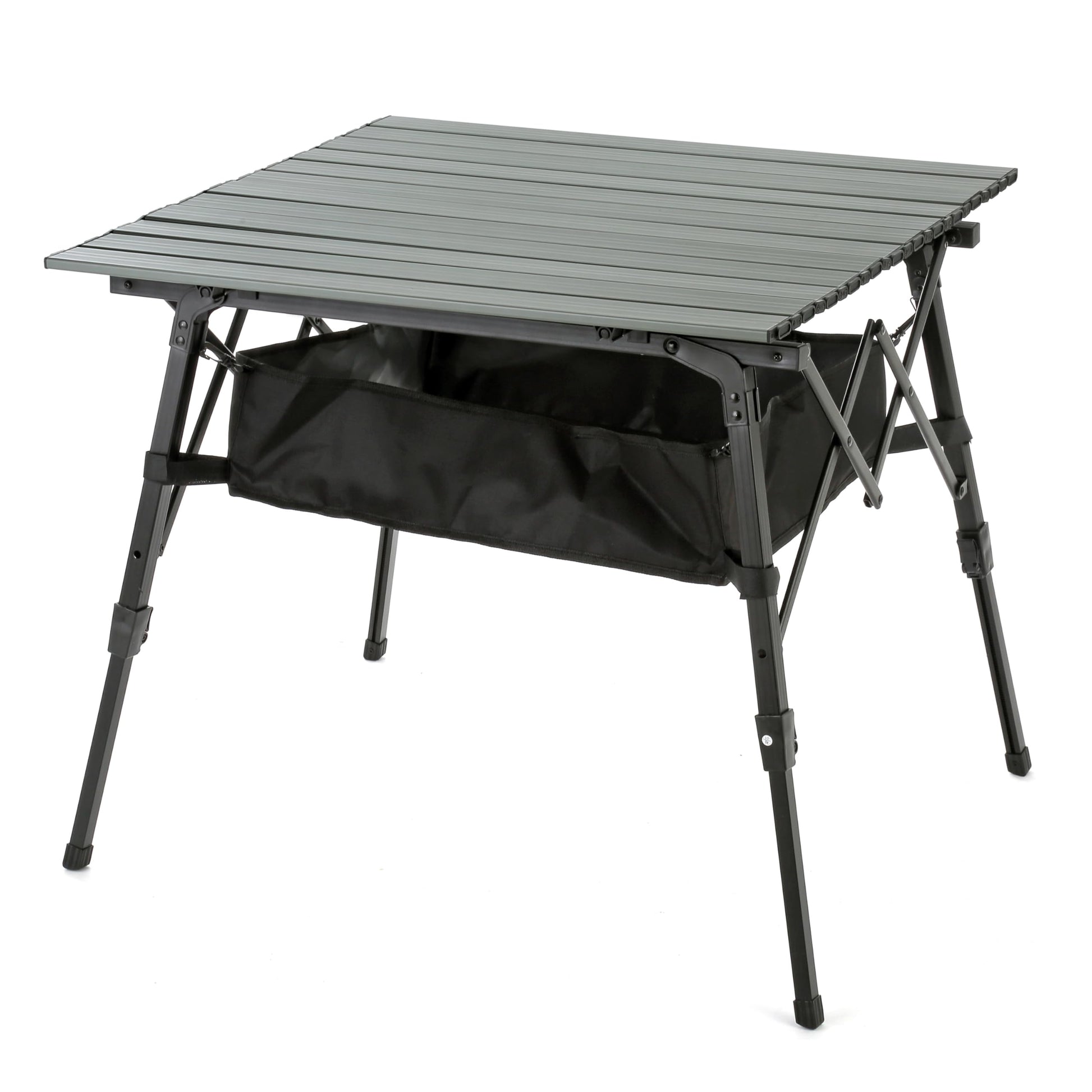 ARROWHEAD OUTDOOR 39 in Aluminum Folding Camp Roll Up Table, Camping