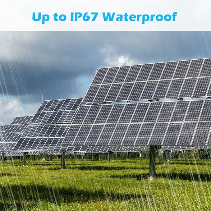 SUNGOLDPOWER 20PCS 450W Monocrystalline Solar Panel,Grade A Solar Cell, Waterproof IP67,High Efficiency PV Module for RV,Home,House,Boat,Farm,Off Grid and On Grid System (20PCS)