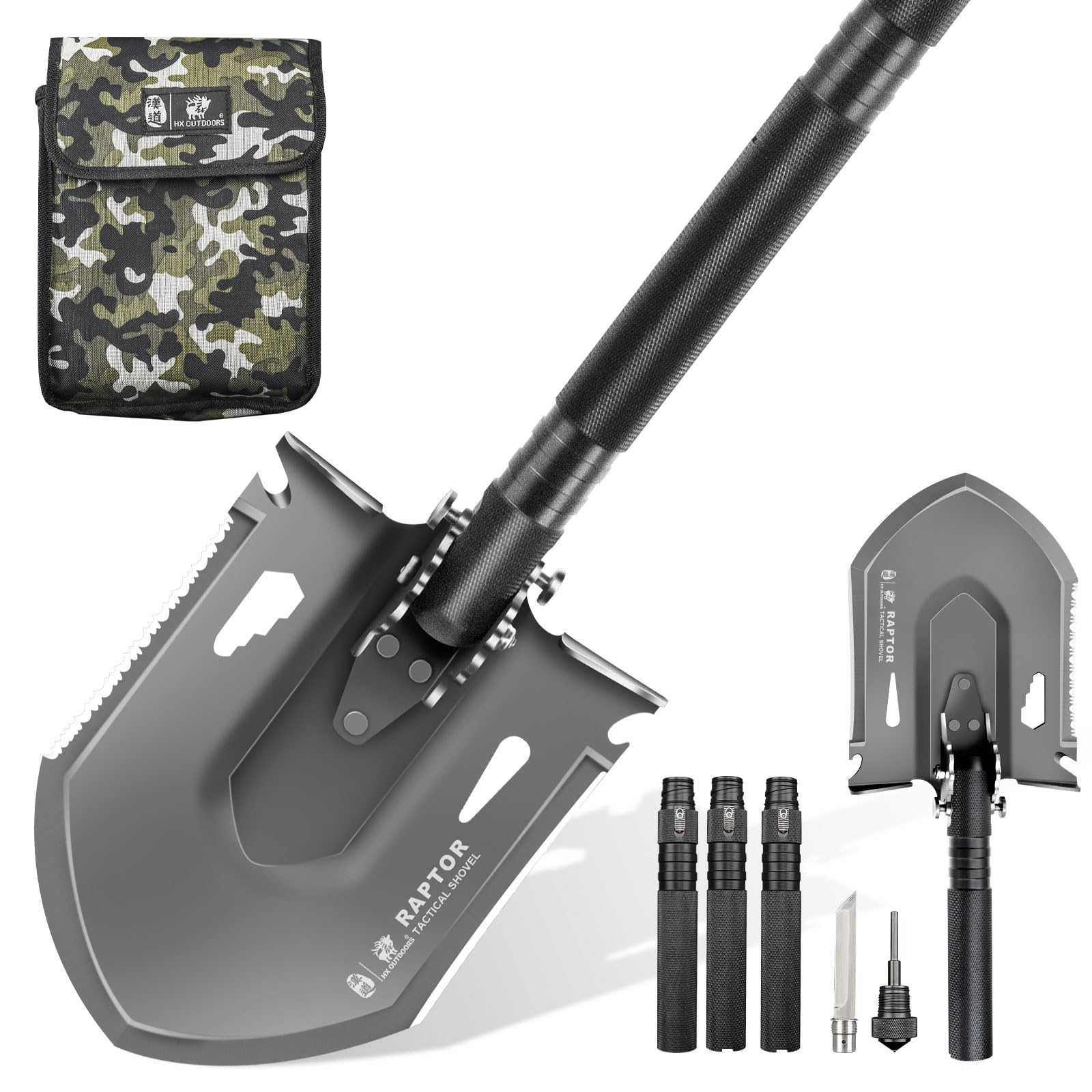 HX OUTDOORS Survival Tactical Shovel