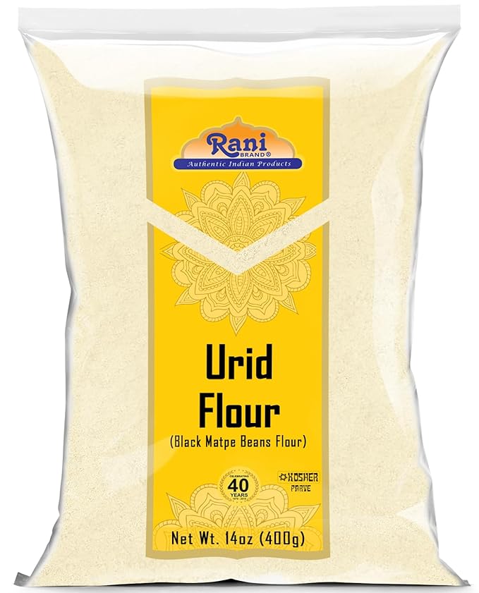 Rani Urid/Urad Flour (Black Matpe Beans Flour) 14oz (400g) ~ All Natural | Vegan | Gluten Friendly | NON-GMO | Kosher | Indian Origin