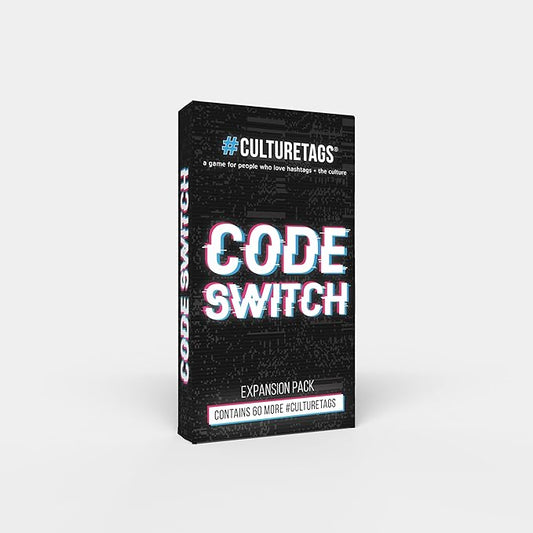 Expansion Pack Code Switch, 60 New Cards for People Who Love Hashtags + The Culture, Ages 13+ Years, CB Games