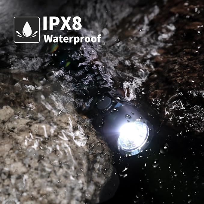 KLARUS G15 4000 High Lumen Pocket EDC Flashlight, 2A USB-C Fast Rechargeable, 200 Hours Long Lasting Compact Flash Light with Clip, IPX8 Waterproof, Portable for Camping, Inspection, Patrol, Emergency