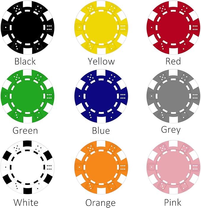 50 Custom Poker Chips,Personalized with Your Logo Image or Text,11.5g Clay Casino Chips for Events or Gifts
