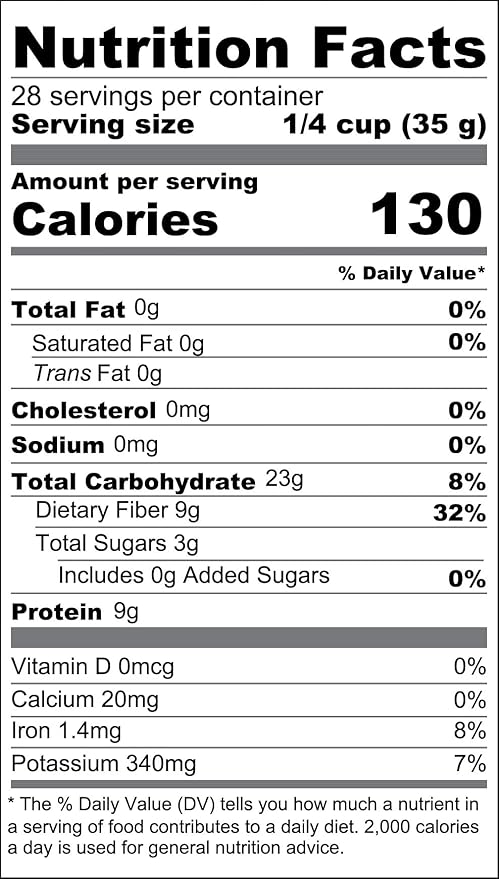 Yupik Organic Split Green Peas, 2.2 lb, Non-GMO, Vegan, Gluten-Free (Pack of 2)