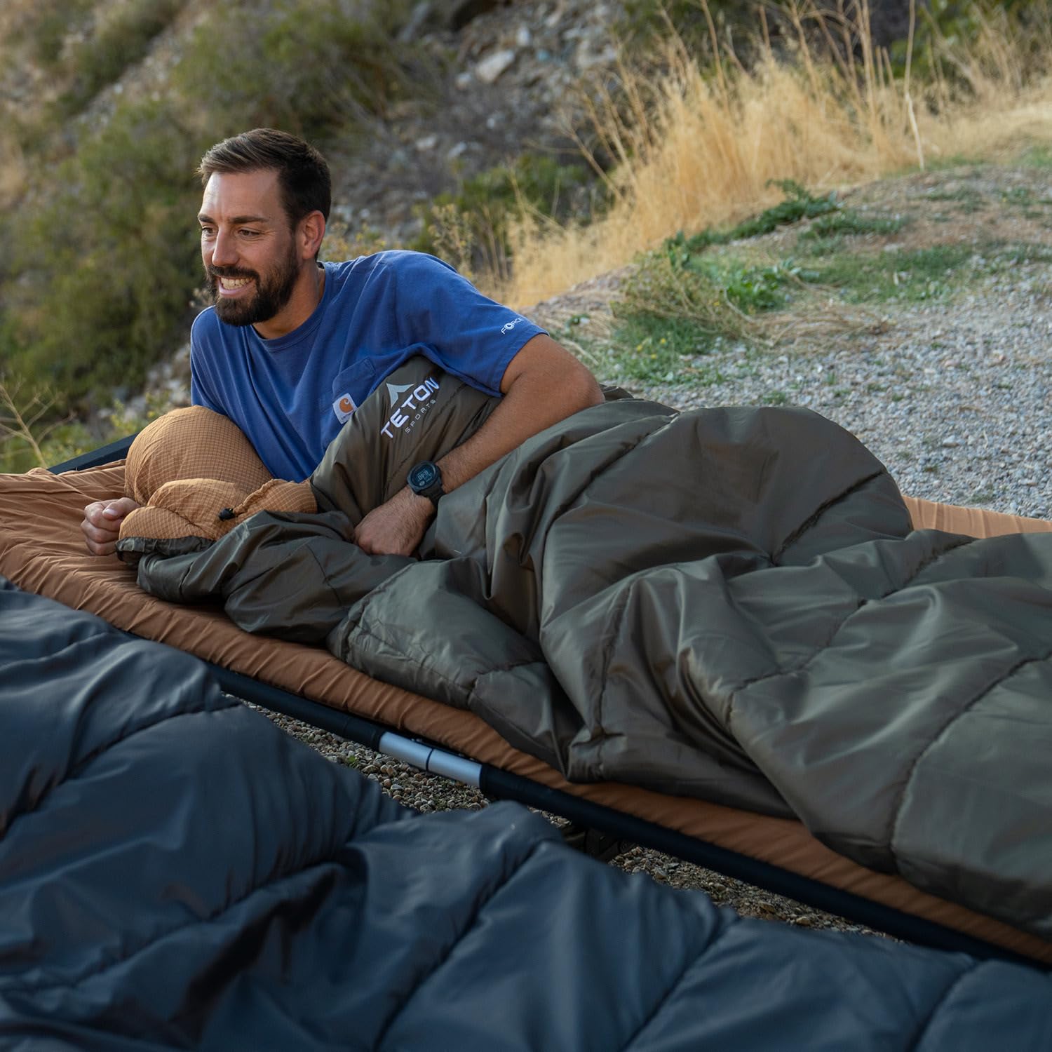 Teton Celsius Regular, 0 Degree Sleeping Bag, All Weather Bag for Adults and Kids Camping Made Easy