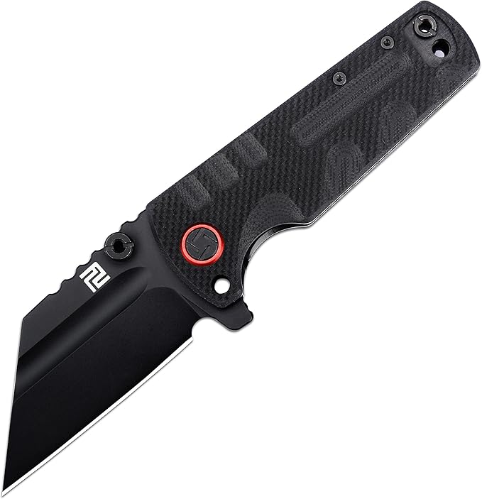ARTISANCUTLERY Tactical Knife Proponent Subsize (1820PS) D2 Steel Black PVD Blade with G10 Handle, Black