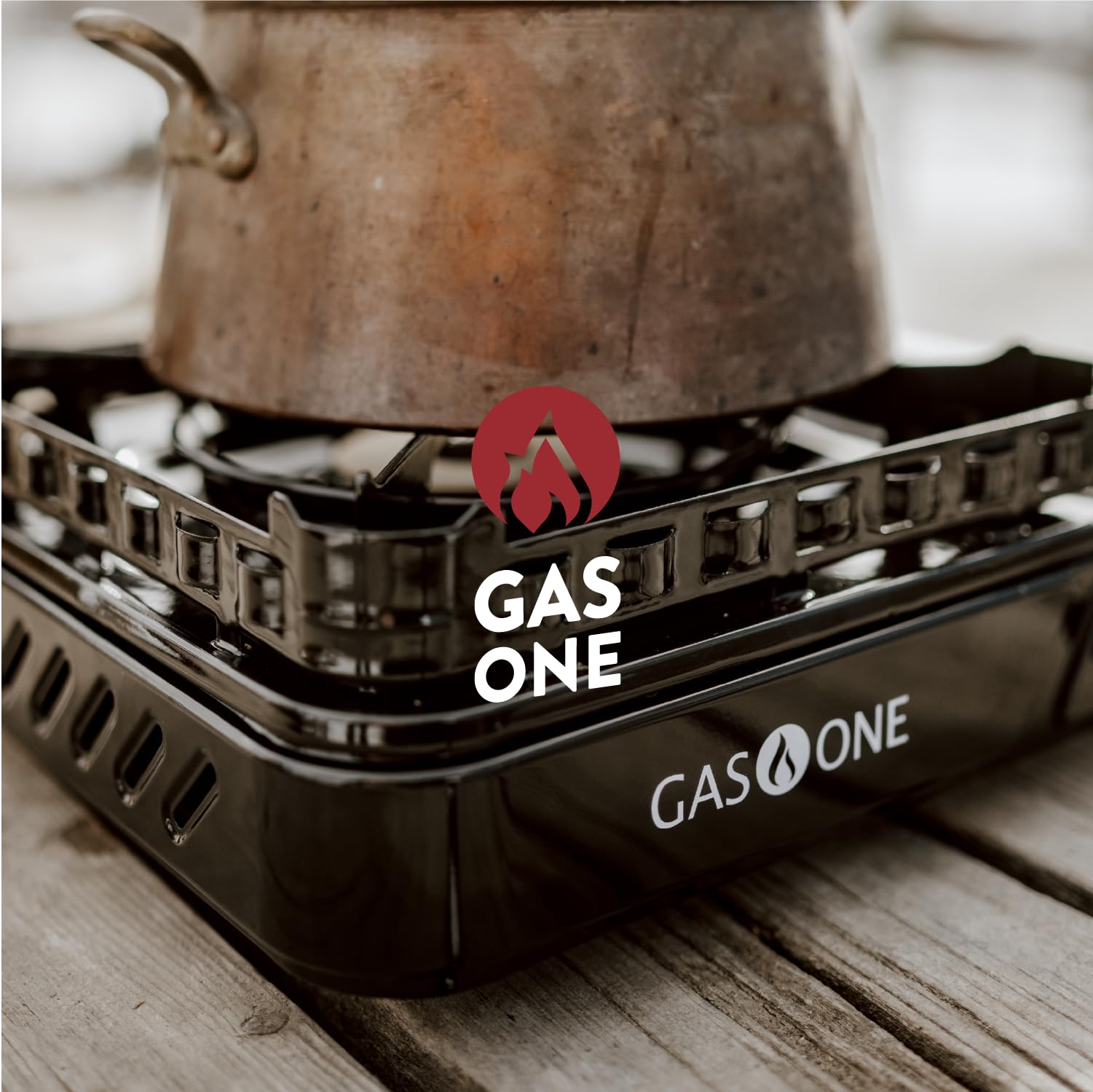GasOne 15,000 BTU Propane or Butane Stove Dual Fuel Stove Portable Camping Stove - Patented - with