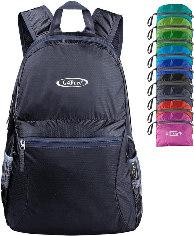 G4Free 20L Lightweight Packable Backpack Travel Hiking Daypack Foldable Backpack for Men Women