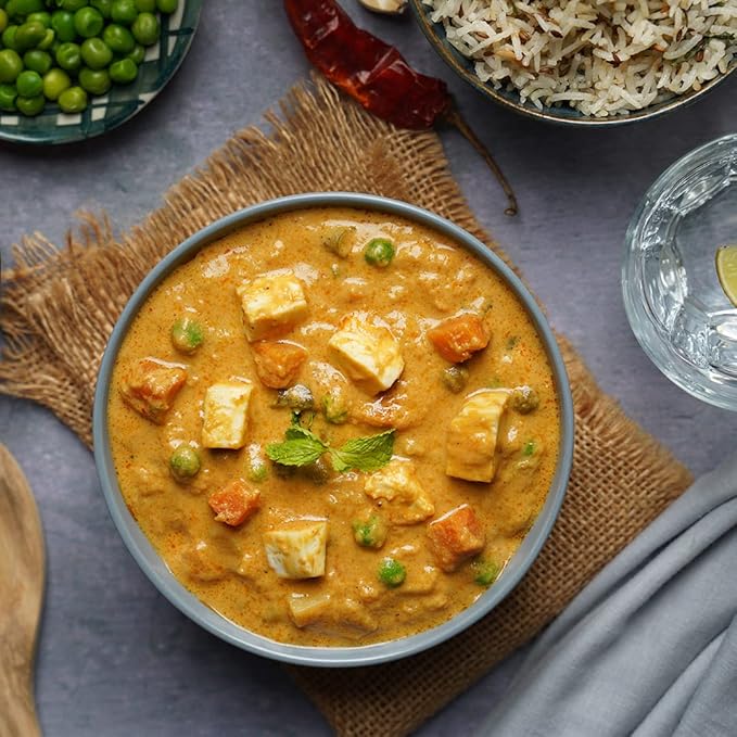Ashoka Traditional Indian Meals 1932, Vegan Mixed Vegetable Curry, All-Natural Ready to Eat Microwavable Entrees, Shahi Navratan Korma, Kosher Certified, Gluten-Free with No Preservatives, Pack of 5