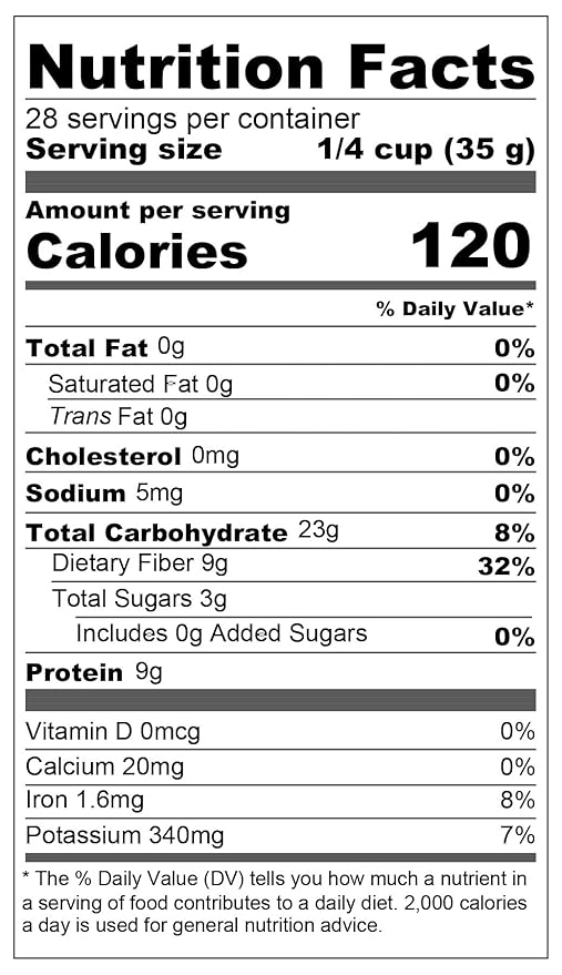 Yupik Peas, Organic Split Yellow, 2.2 lb (Pack of 2)