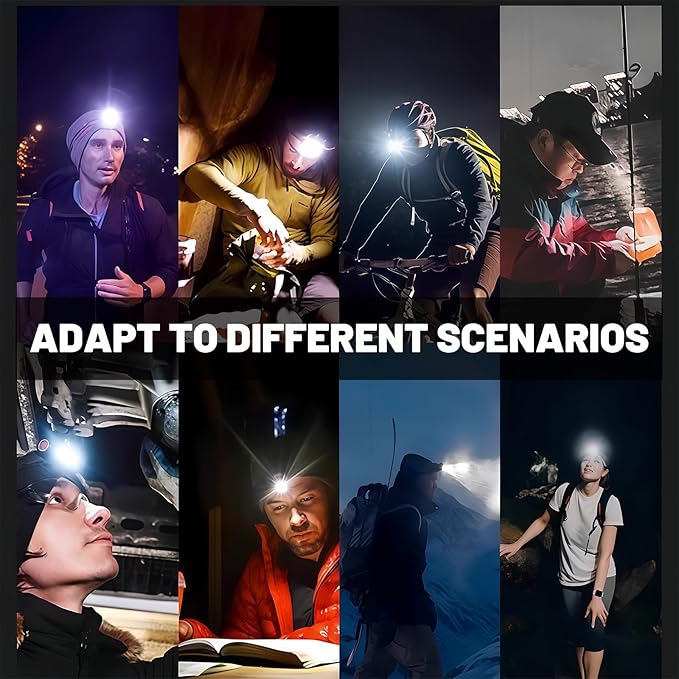 owl headlamp,Ultra-Bright Compact and Lightweight, Three-Gear Lighting Mode, Available for Hiking, Camping, Night Riding and patrolling