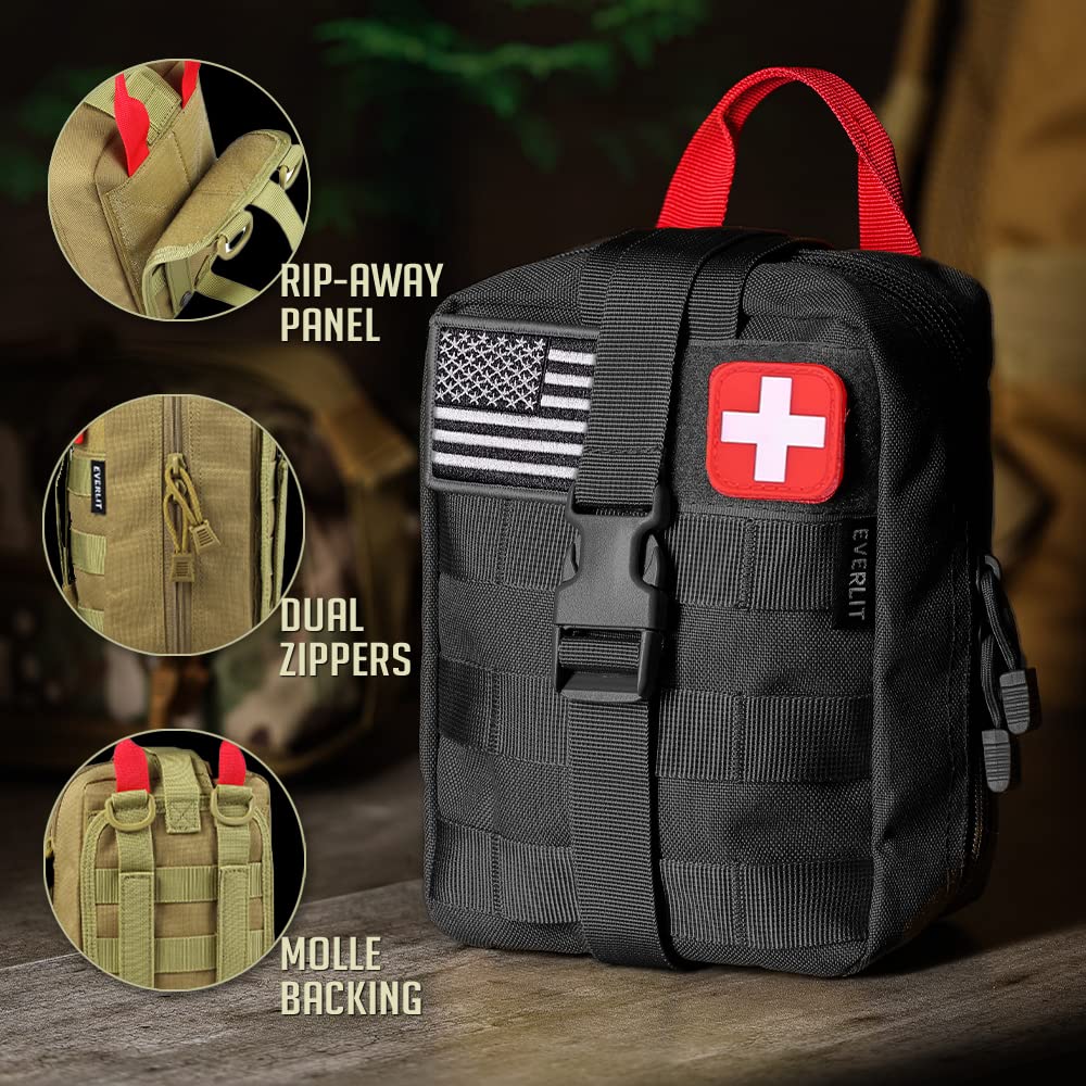EVERLIT 250 Pcs Survival First Aid Kit