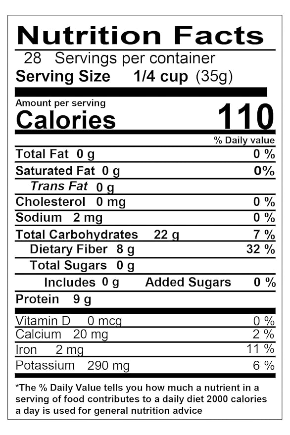 Yupik Organic Green Lentils, 2.2 lb, Non-GMO, Vegan, Gluten-Free (Pack of 2)