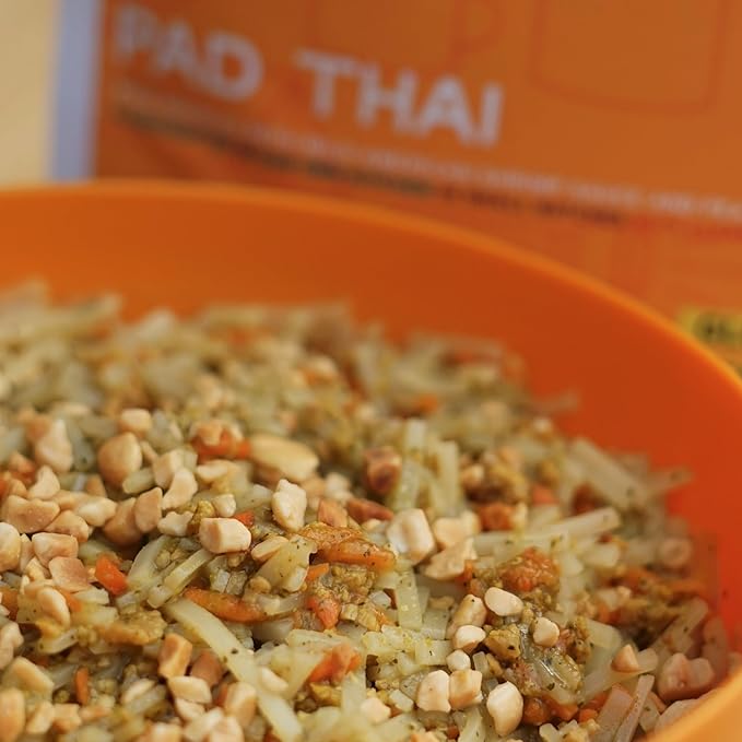 GOOD TO-GO Pad Thai (6-Pack of Single Servings) | Camping & Backpacking Food | Just Add Water Backpacking Meals | Good To-Go Dehydrated Meals Taste Better Than Freeze Dried Food