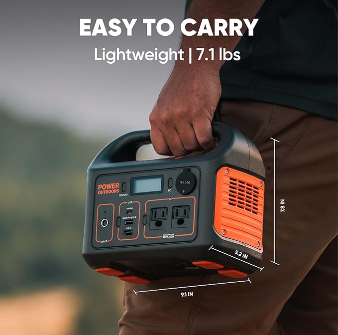 Jackery Solar Generator 300, 293Wh Backup Lithium Battery with Solar Panel SolarSaga 100W, 110V/300W Pure Sine Wave AC Outlet for RV Outdoors Camping Travel Blackout(Extension Cable Included)