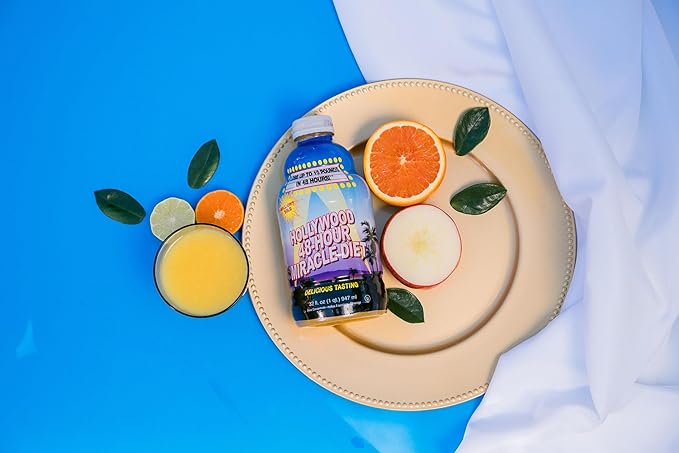 Hollywood Diet - 48-Hour Miracle Fruit Juice Cleanse Diet 2-Pack, Detox Cleanse for Weight Loss & Rejuvenation, Food Replacement, Fast Acting Diet, Weight Loss Drink, 32 Fl. Oz.