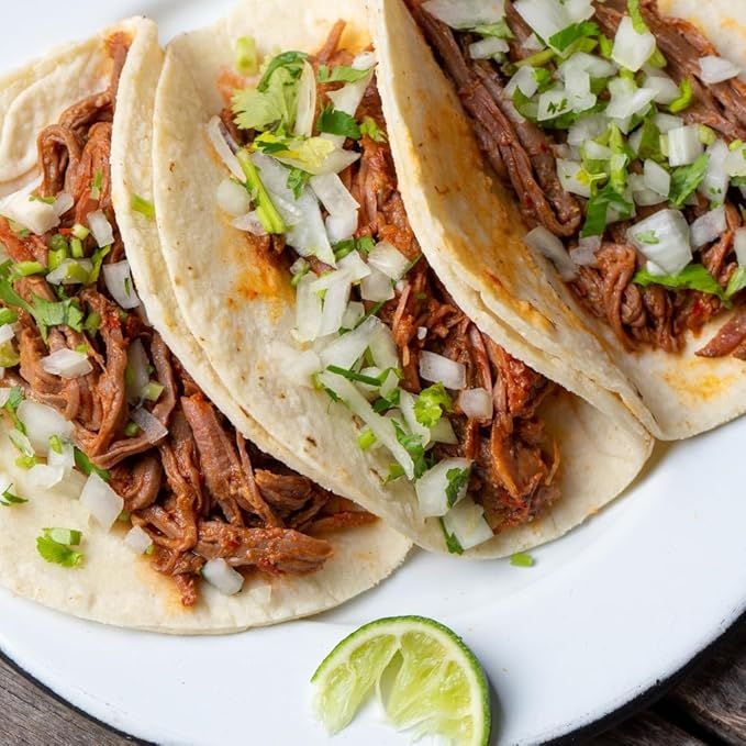 Old Hacienda Beef Barbacoa, | 100% Shredded Seasoned Beef with Sauce | Fully Cooked & Ready to Eat | 18g Protein | No Preservatives, Artificial Flavors or Colors | BPA Free Pouch | Pack of 6 - 8 oz
