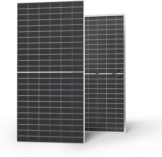Renogy Solar Panels 1180W 12V/24V N-Type Bifacial Solar Panel 2PCS 590W Monocrystalline On/Off Grid Application Over 1000 Watt Solar Panel High Efficiency Durable for Homes Roof RV Boat Camping Black