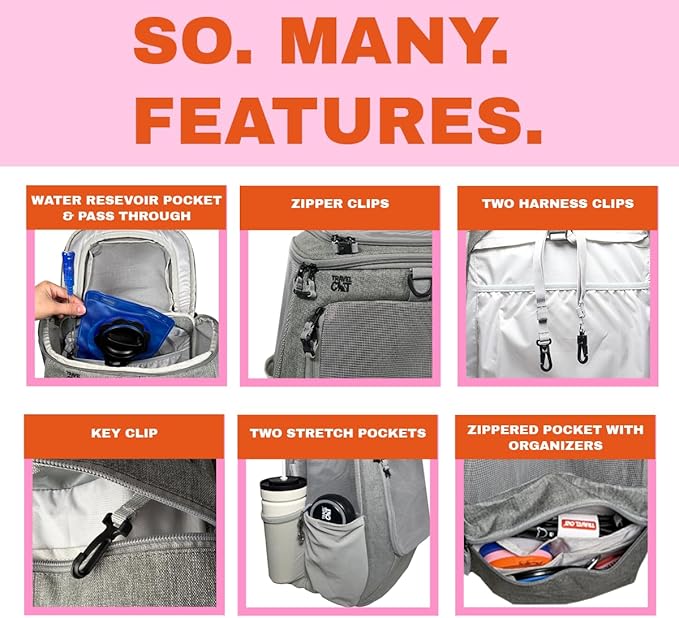 Travel Cat Navigator Carrier Bag - Premium Cat Backpacks for Carrying Cats, Travel, Hiking, Outdoor Use - Grey Mesh Backpacks for Small, Medium, Large Cats up to 25 LBS with Side Pockets, Zipper Clips