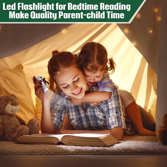 VIHOSE 32 Pcs Mini Flashlights Bulk, Bright Aluminum Handheld Flash Light with Lanyard Small LED Flashlights for Night Reading Emergency Hurricane Camping Hiking, Batteries Not Included(Gray)