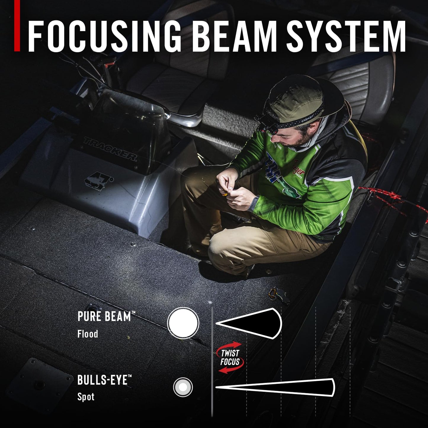 Coast XPH30R 1200 Lumen USB-C Rechargeable Dual Power Headlamp with Twist Focus Beam and Magnetic