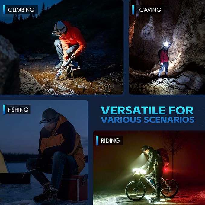 Super Bright 1000 High Lumens Tactical Flashlights,Rechargeable 90 Degree Magnetic LED Flashlight, 6 Modes, IP44 Waterproof for Camping Emergency Repair Outdoor FE10(Black)