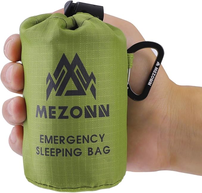 Emergency Sleeping Bag Survival Bivy Sack Use as Emergency Blanket Lightweight Survival Gear for