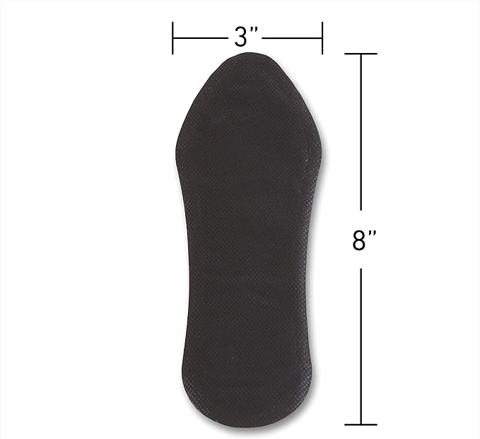 HotHands Insole Foot Warmers - Long Lasting Safe Natural Odorless Air Activated Warmers - Up to 9 Hours of Heat - 16 Pair, Black