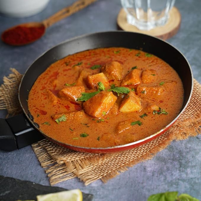 Ashoka Real Indian Meals 1932, Vegan Potato Curry, Ready to Eat Dum Aloo, All-Natural Instant Meals, Healthy Work Lunch, Kosher Certified, Gluten-Free, and with No Preservatives, Pack of 1