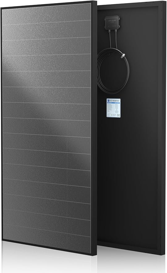 ECO-WORTHY 200 Watt Solar Panel,25.2% High-Efficiency Solar Cell,All Back Contact HPBC Technology no Front Gridlines Design Max Output Power,IP68 Rate,for Home Roof Camp RV Boatï¼?pc(1 Pack)