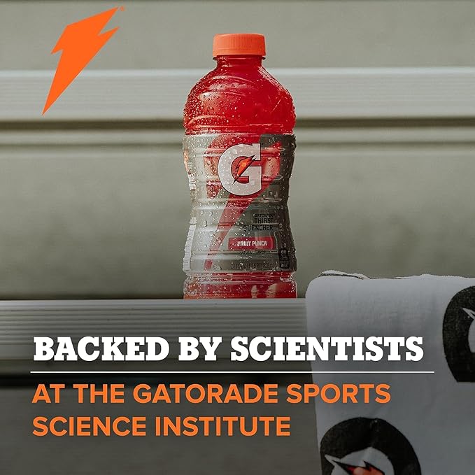 Gatorade Thirst Quencher, Mashups Variety Pack, Cool Blue-Fruit Punch, Lemon-Lime-Orange, Glacier Freeze-Glacier Cherry, 12 Fl Oz (Pack of 18)
