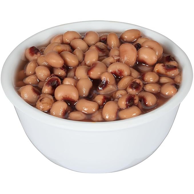 BUSH'S BEST 15.8 oz Canned Purple Hull Peas, Source of Plant Based Protein and Fiber, Low Fat, Gluten Free, (Pack of 12)
