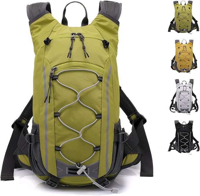 Small Hiking Backpack Lightweight Waterproof Daypack for Camping Cycling Fitness Outdoor Sports - Women Men Teens