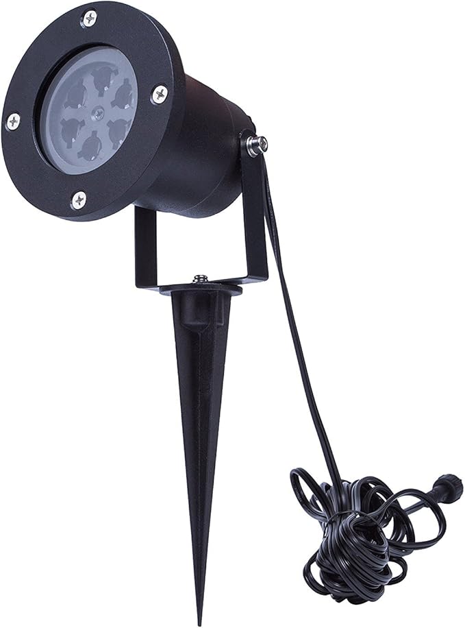 Lightess Christmas Projector Light Star Moving Holiday Decorations Outdoor Indoor Decor LED Landscape Projection Spotlight, Warm White, YG-TYD
