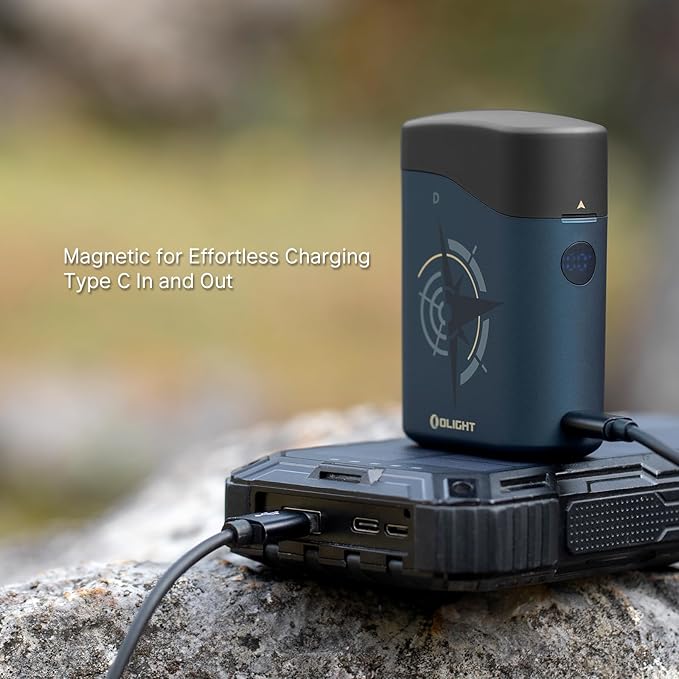OLIGHT Baton4 Premium Edition EDC Flashlights 1300 Lumens with Type-C Charging Box, Powered by Rechargeable Battery, Small Bright Light (Guidance)