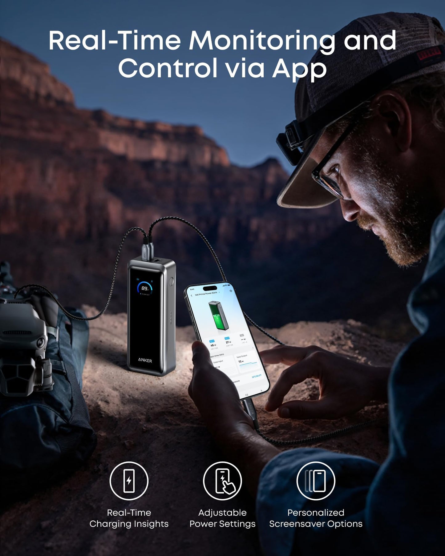 Anker Prime Power Bank, 26,250mAh 300W Fast Charging