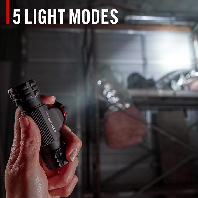 Coast® XPH34R 2075 Lumen USB-C Rechargeable-Dual Power LED Headlamp withPURE Beam® Twist Focus??and Magnetic Base