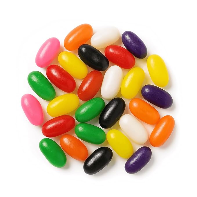 Snack Attack Large Jelly Beans ??Assorted Retro Flavors ??Resealable Bulk 4lb Bag, Gluten-Free & Peanut-Free, Old-Fashioned Chewy Treat for Parties, Office Snacks & Easter Baskets