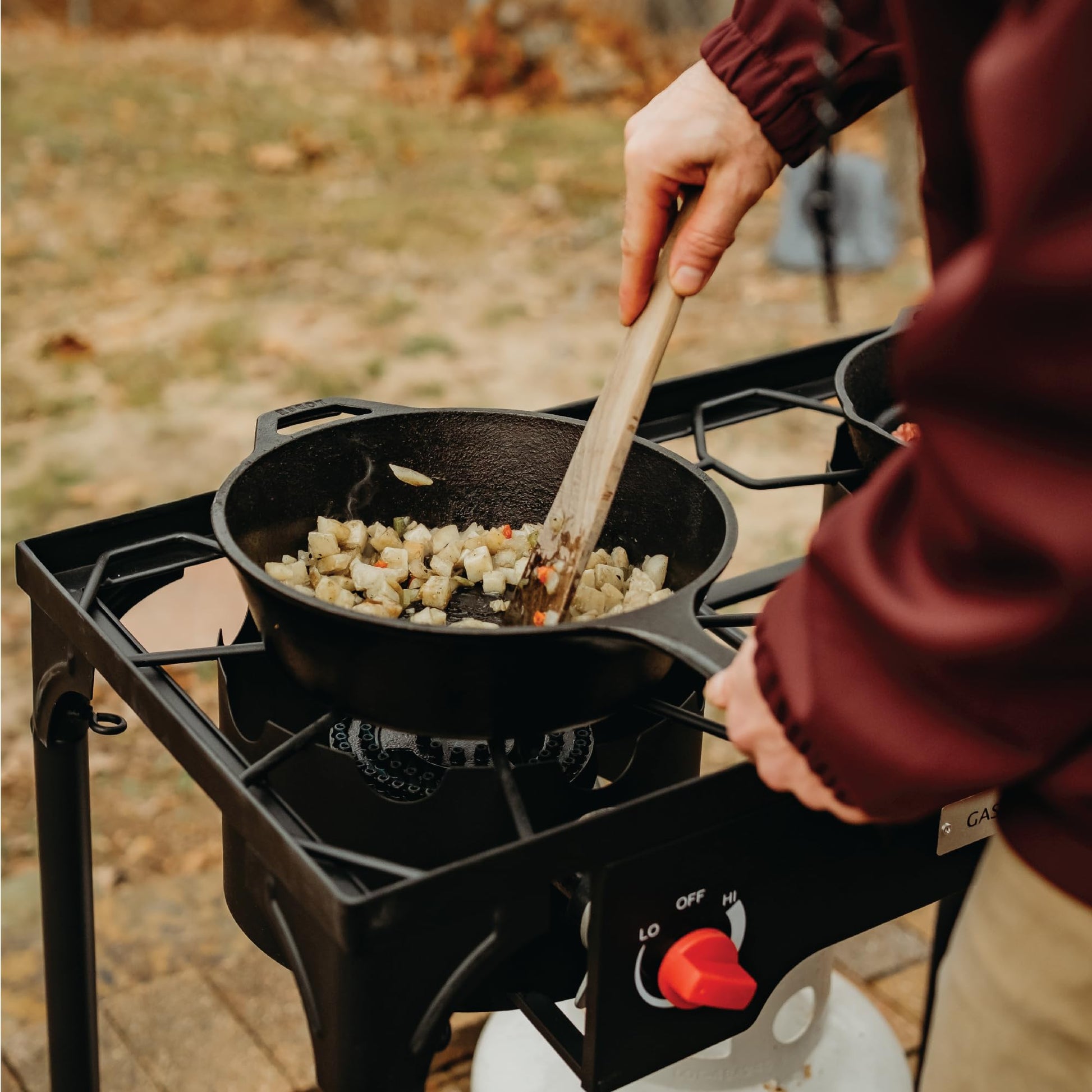 Gas One Propane Double Burner Two Burner Camp Stove Outdoor High Pressure Propane 2 Burner