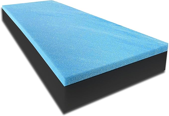 FoamTouch 4" Height x 34" Width x 75" Length Camper/RV bunk Mattress with Gel Memory Foam -No Cover