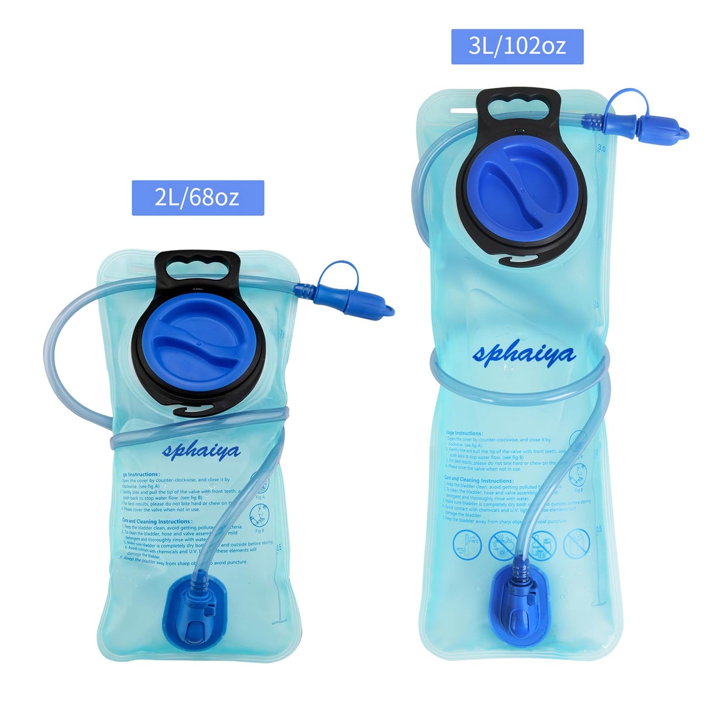 Hydration Bladder 2L-3L Water Storage Bag Reservoir,Military Hydration Pack Replacement for Hiking