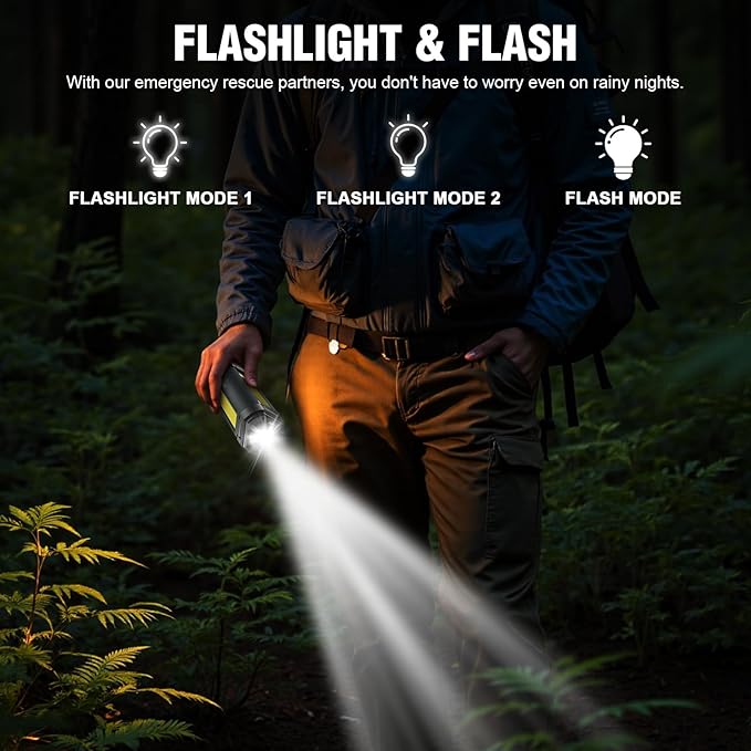 Camping Lantern Rechargeable-High Brightness LED Lantern Camping Essentials Lights-Portable Camp Lamp and Flashlight - Collapsible and scalable Camp Lights for Hiking,Camp,Emergency Lighting