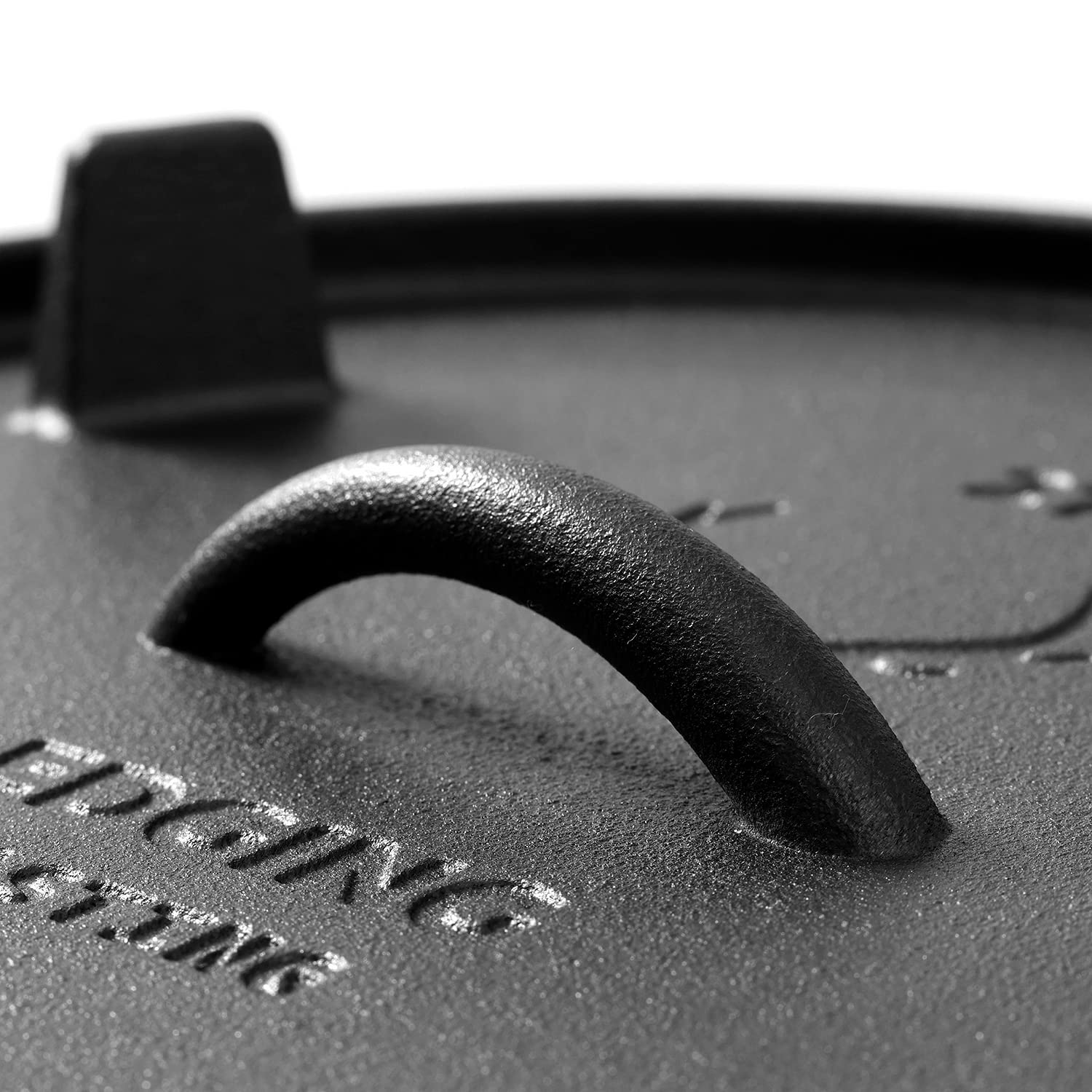 EDGING CASTING Pre-Seasoned Cast Iron Camping Dutch Ovens, Outdoor Camping Dutch Oven Pot with Lid