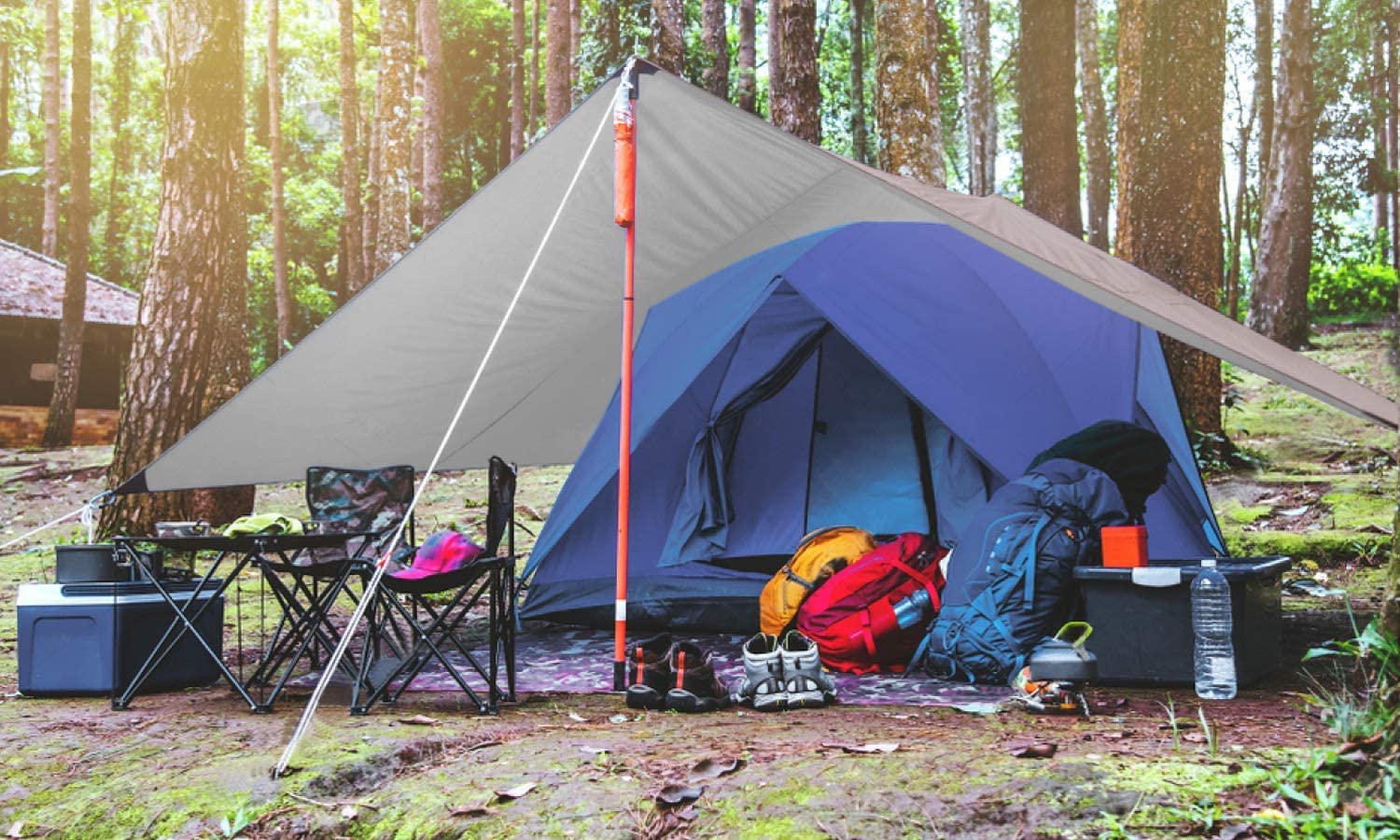 Unigear Hammock Rain Fly Waterproof Camping Tent Tarp for Backpacking