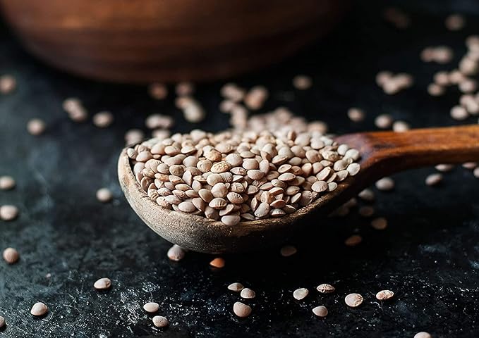 Food to Live - Whole Red Lentils, 5 Pounds Dry Raw Beans, Sproutable, Vegan, Kosher, Bulk. Easy to Cook. Good Source of Folate, Fiber, and Protein. Perfect for Lentil Soup, Stews, and Curry.