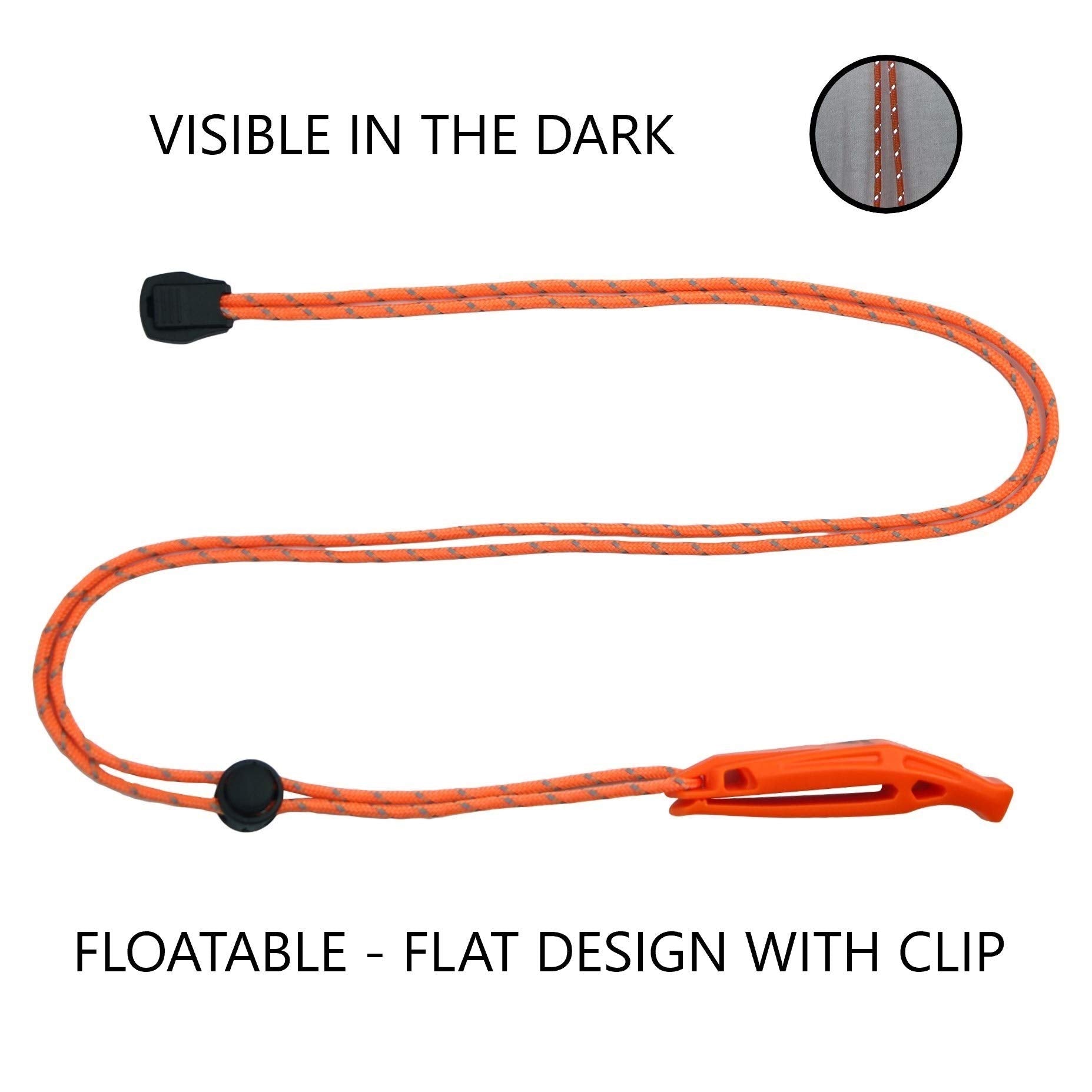 LuxoGear Emergency Whistles with Lanyard Safety Whistle Survival Shrill Loud Blast for Kayak Life
