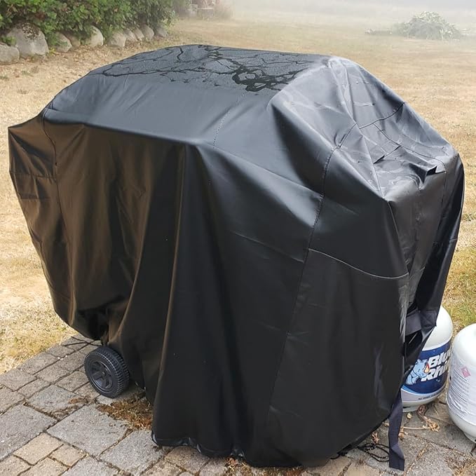 Grill Cover for Weber Genesis II 4 Burner and LX 400 Series Genesis E310 Grill, 65 Inch 7131 Heavy Duty & Waterproof, Outdoor Cover for Weber Summit 400 Series Genesis II 410,435,440 Grill