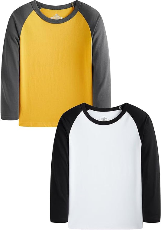 Family Feeling Kids' Long Sleeve Crewneck Boys Tee T-Shirt