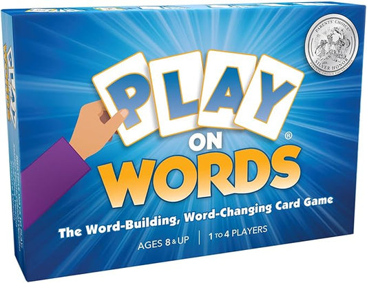 Play On Words Card Game - Extra-Creative Word Making Fun for All Ages - A Parents' Choice Award Winner - Family/Kid-Friendly Word Game